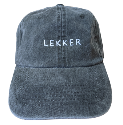 Cap - LEKKER - Black Stonewash